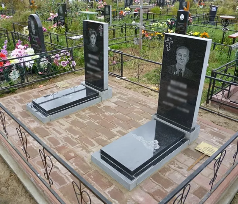 Благоустройство могил на кладбище в Могилеве 4